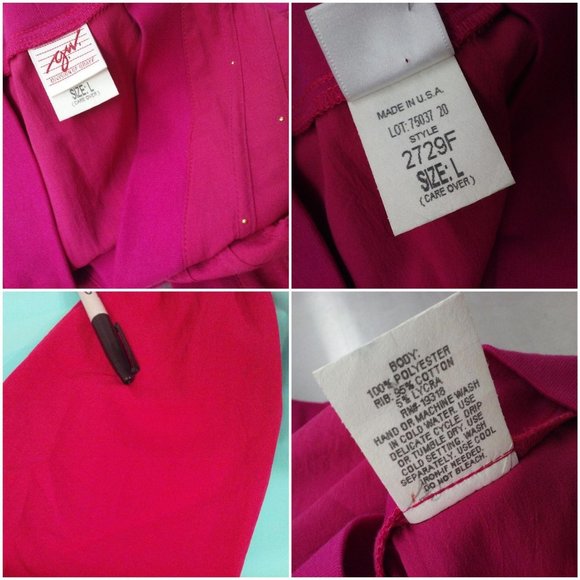 Vintage 80s G.W. Graff USA Cardigan Jacket Sz-L - Picture 10 of 10